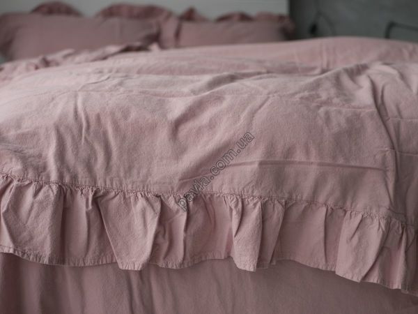 Комплект постільної білизни 160x220 LIMASSO PALE MAVUE EXCLUSIVE рожевий 800220 фото