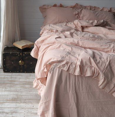 Комплект постільної білизни СІМЕЙНИЙ LIMASSO CAMELLO ROSES EXCLUSIVE персиковий 800236 фото