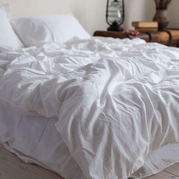 Комплект постільної білизни 200x220 LA MODNO STONEWASHED WHITE білий 200297 фото