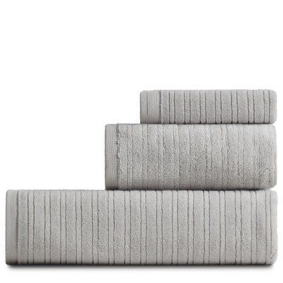 Набір рушників PAVIA AVIOLA GRI 3 шт. (70х140, 50х85, 30x30) сірий 402507 фото