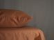 Простирадло сатинове 160x240 PAVIA SATEN TERRACOTTA теракотове 401247 фото 2