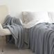 Покривало 220x240 LA MODNO Corn Sky Gray (50% бавовна, 50% акрил) сіро-небесне 200232 фото 4