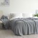 Покривало 220x240 LA MODNO Corn Sky Gray (50% бавовна, 50% акрил) сіро-небесне 200232 фото 3
