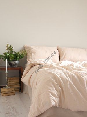 Комплект постільної білизни 160x220 LIMASSO CAMELLO ROSES STANDART персиковий 800423 фото
