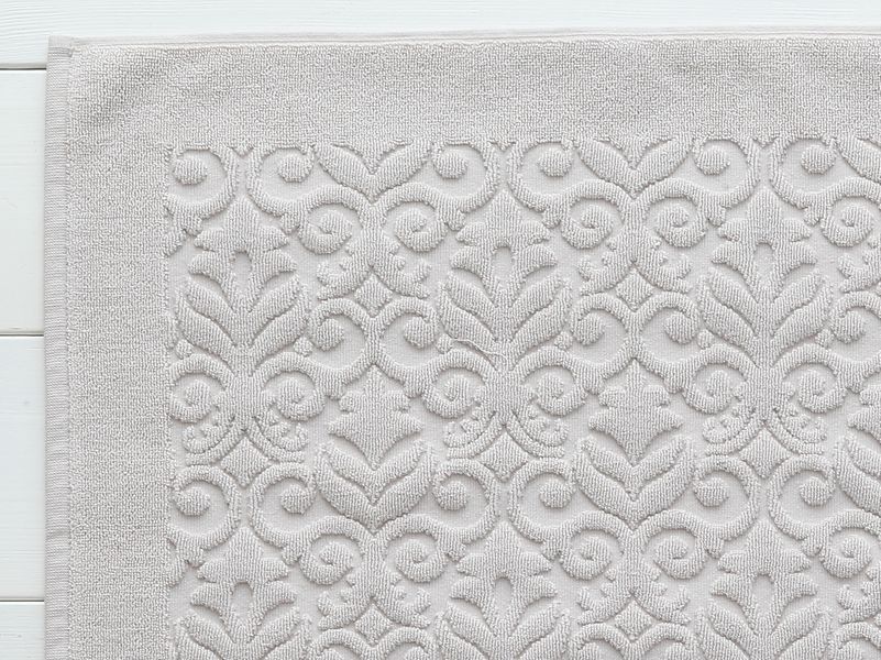 Рушник для ніг 50x70 PAVIA RENA BEIGE світло-сірий 402176 фото