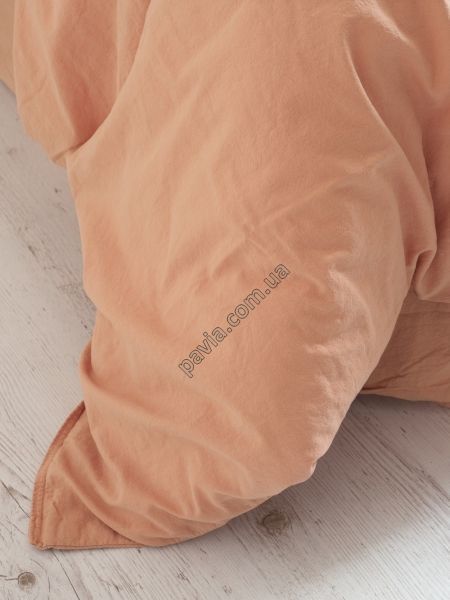 Комплект постільної білизни 160x220 LIMASSO CAMEO BROWN STANDART теракотовий 800426 фото