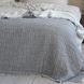 Муслінове покривало 170х220 LA MODNO FANCY GRAY (100% бавовна) сіре 200383 фото 3
