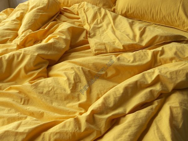 Комплект постільної білизни СІМЕЙНИЙ LIMASSO LIMONADE STANDART жовтий 800257 фото