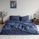 Комплект постільної білизни 160x220 LA MODNO STONEWASHED DARK BLUEBERRY синій 200311 фото 1