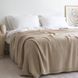 Покривало 150x200 LA MODNO WoolCotton Balance Champagne Beige (50% вовна, 50% бавовна) бежеве 200429 фото 5