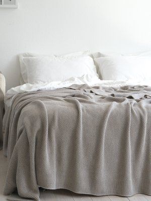 Покривало 170x240 LA MODNO Corn Beige (50% бавовна, 50% акрил) бежеве 200254 фото