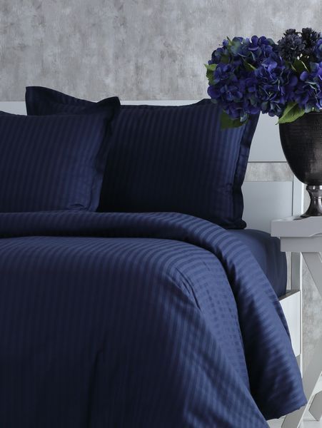 Комплект постільної білизни 200x220 PAVIA LINEA INDIGO синій 402388 фото
