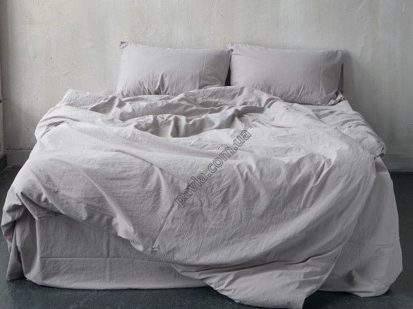 Комплект постільної білизни 160x220 LIMASSO OPAL GREY STANDART сірий 800248 фото