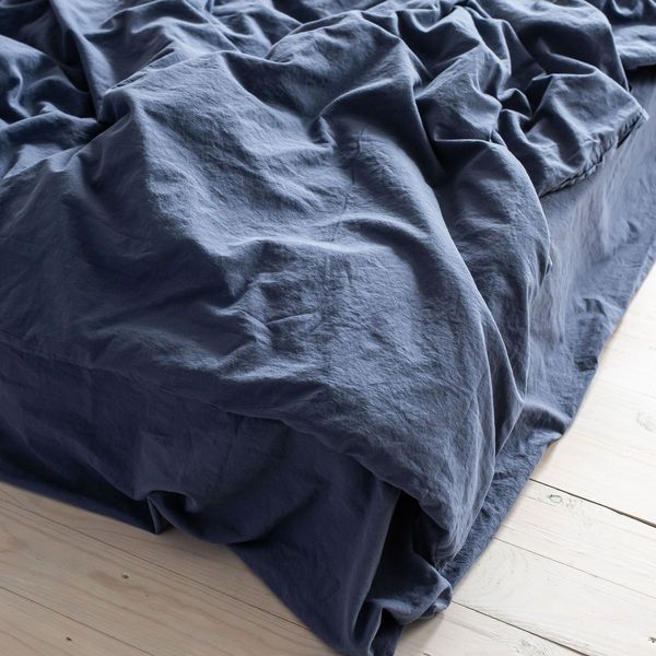 Комплект постільної білизни 200x220 LA MODNO STONEWASHED DARK BLUEBERRY синій 200315 фото