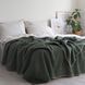 Покривало 200x220 LA MODNO GRAIN GREEN (50% бавовна, 30% акрил, 20% поліестер) зелене 200288 фото 4