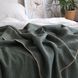 Покривало 200x220 LA MODNO GRAIN GREEN (50% бавовна, 30% акрил, 20% поліестер) зелене 200288 фото 5
