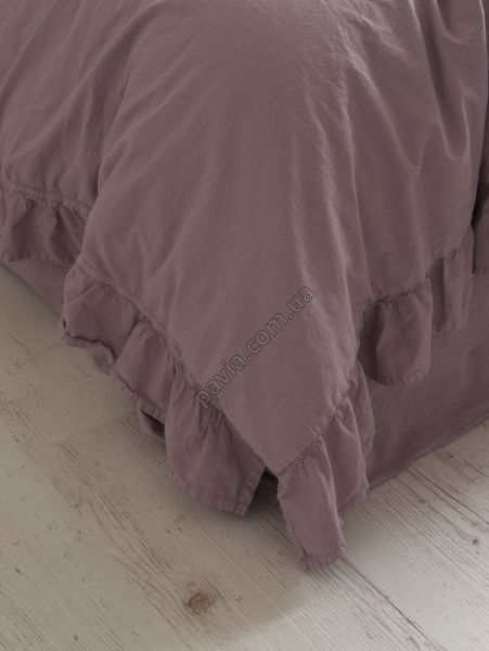 Комплект постільної білизни 200x220 LIMASSO NATURAL VIOLETTA EXCLUSIVE бузковий 800507 фото