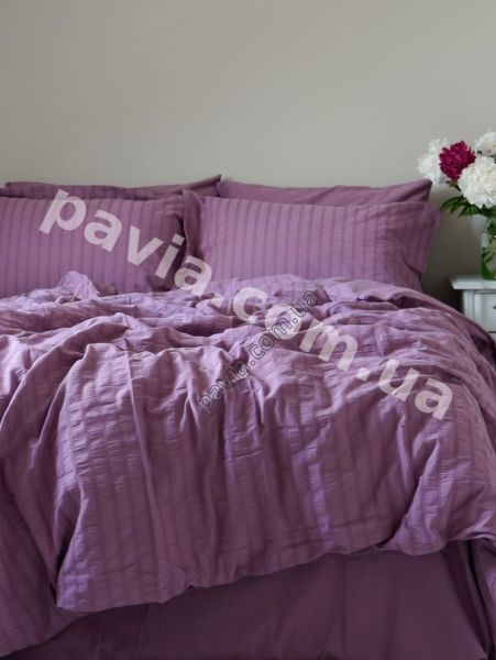 Комплект постільної білизни 200x220 MAISON D'OR NEW CAMILE DARK LILAC бузковий 900326 фото