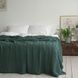 Покривало 220x240 LA MODNO Genova Duck Green (50% бавовна, 50% акрил) зелене 200415 фото 2