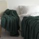 Покривало 170x240 LA MODNO Genova Duck Green (50% бавовна, 50% акрил) зелене 200416 фото 5
