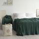 Покривало 170x240 LA MODNO Genova Duck Green (50% бавовна, 50% акрил) зелене 200416 фото 7