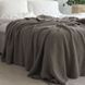 Покривало 220x240 LA MODNO WoolCotton Balance Mink (50% вовна, 50% бавовна) коричневе 200421 фото 4