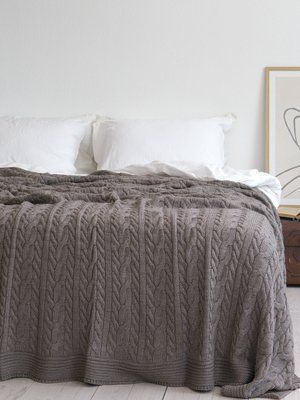 Покривало 220x240 LA MODNO Genova Mink (50% бавовна, 50% акрил) коричневе 200235 фото