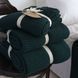 Покривало 220x240 LA MODNO WoolCotton Balance Emerald (50% вовна, 50% бавовна) темно-зелене 200427 фото 6