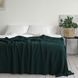 Покривало 220x240 LA MODNO WoolCotton Balance Emerald (50% вовна, 50% бавовна) темно-зелене 200427 фото 2
