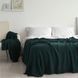 Покривало 220x240 LA MODNO WoolCotton Balance Emerald (50% вовна, 50% бавовна) темно-зелене 200427 фото 4