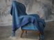 Плед з вовни 130x170 BETIRES BALL NAVY BLUE (50% шерсть, 50% акрил) 700366 фото 4
