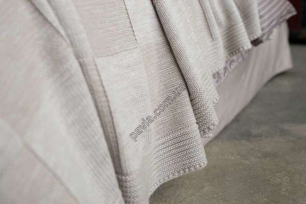Покривало 220x240 BETIRES ASPEN BEIGE (50% бавовна, 50% акрил) бежеве 700350 фото