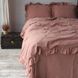 Комплект постільної білизни 160x220 LIMASSO CAMEO BROWN EXCLUSIVE теракотовий 800226 фото 1