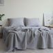 Комплект простирадло 240х260 з наволочками 50х70 (2шт.) LA MODNO STONEWASHED Pearl Gray 200391 фото 3