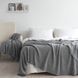 Покривало 220x240 LA MODNO Corn Gray (50% бавовна, 50% акрил) сіре 200348 фото 5