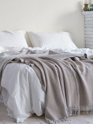Покривало 200х220 LA MODNO COSY Beige-Ecru бежеве/молочне 200290 фото