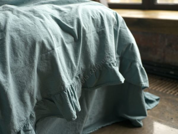 Комплект постільної білизни 160x220 LIMASSO MINERAL BLUE EXCLUSIVE блакитний 800223 фото