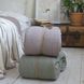 Муслінове покривало 170х230 LA MODNO MAGIC BEIGE (100% бавовна) бежеве 200407 фото 9
