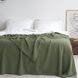Покривало 170x240 LA MODNO Corn Olive (50% бавовна, 50% акрил) оливкове 200334 фото 2