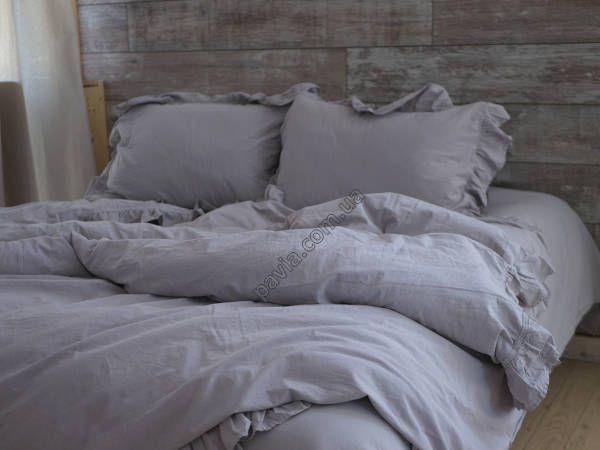 Комплект постільної білизни СІМЕЙНИЙ LIMASSO OPAL GREY EXCLUSIVE сірий 800231 фото