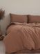 Комплект постільної білизни 200x220 LIMASSO WOOD SMOKE STANDART коричневий 800460 фото 1